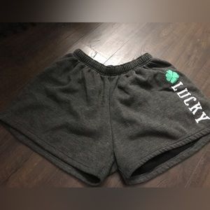 Target lucky dark grey sweatpants shorts